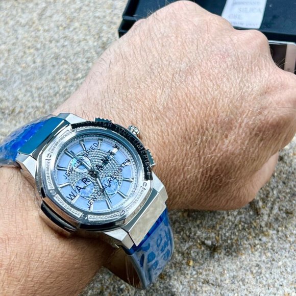 JBW Saxon JB-6101L-10B 10 Year Quartz Mens Watch With 16 Diamonds ( 0.16 ctw) - Picture 7 of 7